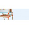 Medinė dvipusė magnetinė piešimo lenta vaikams | Su priedais ir reguliuojamas aukštis | Classic World CW53887